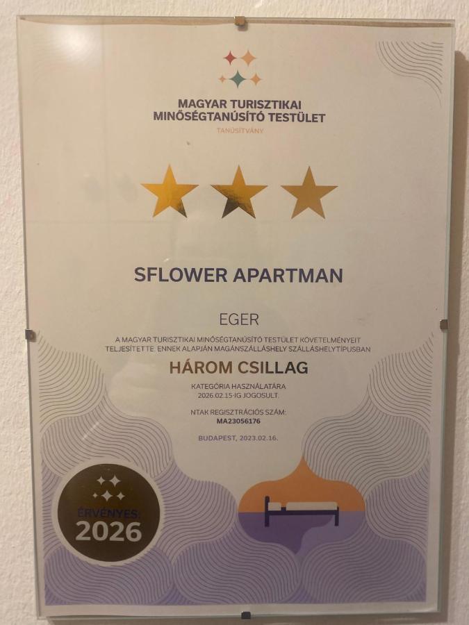 Sflower Apartman Эгер Экстерьер фото